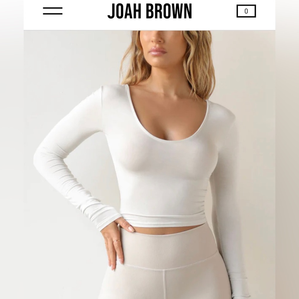 Joah Brown scoop neck top